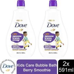 Dove Kids Care Bubble Bath Berry Smoothie Foaming Wash, 2x591ml