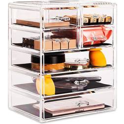 Sorbus Makeup and Jewelry Storage Case Display Clear