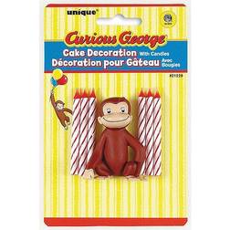 Unique Cake Candles Curious George