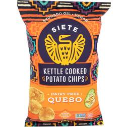 Siete Siete Kettle Cooked Potato Chips, Queso