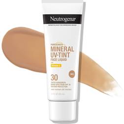 Neutrogena Neutrogena Purescreen+ Mineral UV Tint Face Liquid with Vitamin E, Tinted Mineral Sunscreen