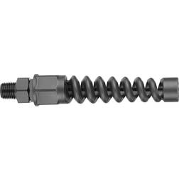 FlexZilla FlexZilla Legacy Black Anodized Air End Fitting & Air Hose Bend Restrictor 1/4 MNPT