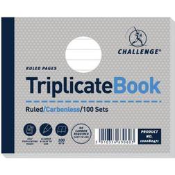 Challenge Ruled Carbonless Triplicate Book