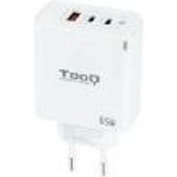 Tooq TRIPLE CHARGER 2XUSB-C USB TO WHITE