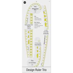 Ruler Trio with Styling Design, Curve & Hip Curve