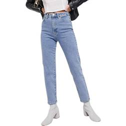 Stradivarius Cotton Slim Mom Jean