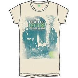 The Beatles Boy's Let It Be You Know My Name Short Sleeve T-shirt, Off-white beatles kids tshirt let you know my name official tee