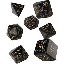 Q-Workshop Japanese Dice Set Deep Night Firefly