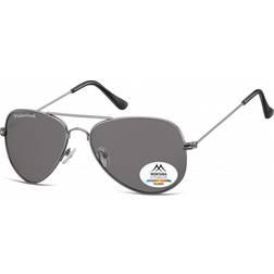 Montana Aviator Unisex Gunmetal Smoke Polarized MP94