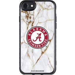 Fan Brander Black Alabama Crimson Tide iPhone Slim Marble Design Case