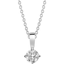 Sif Jakobs Princess Piccolo Pendant Necklace - Silver/Transparent