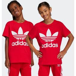 Adidas Kid's Trefoil T-shirt - Better Scarlet