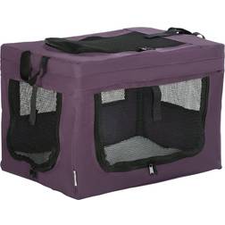 Pawhut Foldable Pet Carrier w/ Cushion, Miniature Dogs