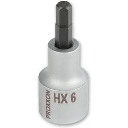 Proxxon 1/2" Drive Hex Bit 6mm x 55mm