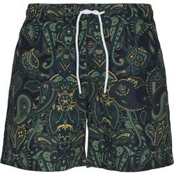 Urban Classics Paisley Swim Shorts