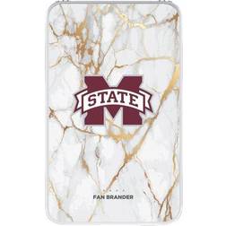 Fan Brander Mississippi State Bulldogs White Marble Design 10000 mAh Portable Power Pack