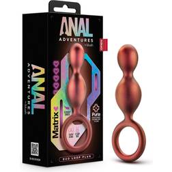 Blush Novelties Anal Adventures Matrix Duo Loop Plug Copper in stock