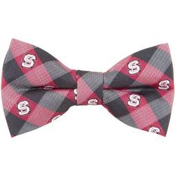 Eagles Wings Adult NCAA Check Woven Bow Tie, Red