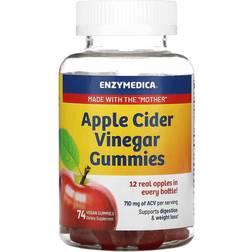 Enzymedica Apple Cider Vinegar Gummies 74 pcs