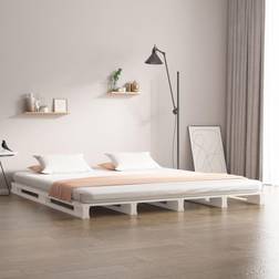 vidaXL Solid Wood Pine Bed Frame Base