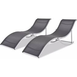 vidaXL Folding Sun Loungers 2