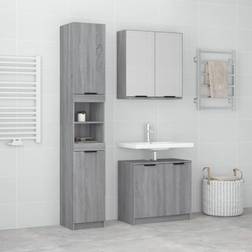 vidaXL Grey sonoma Bathroom