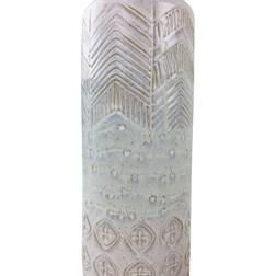 Geko Herringbone Textured Stoneware 44cm Vase