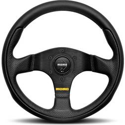 Momo Racing Steering Wheel TEAM Black 28 cm Leather