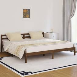 vidaXL Day Bed Solid Pine Honey