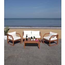 Safavieh Dren Natural Outdoor Lounge Set