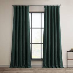 Exclusive Fabrics & Furnishings Focal Green Linen Darkening