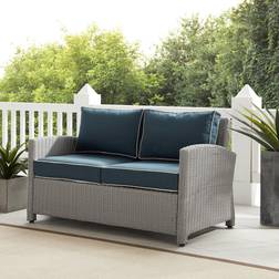 Crosley Furniture Bradenton Wicker Loveseat Outdoor Sofa