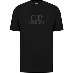 C.P. Company 30/1 Jersey Logo T-shirt - Black