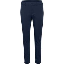 Kaffe Lea chino pant midnight marine