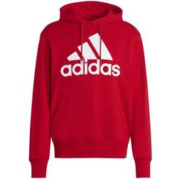 Adidas Essentials French Terry Big Logo Huvtröja Herrar Röd