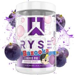 RYSE RYSE Loaded Pre-Workout - Bazooka Grape 15.6