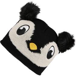 Regatta Childrens/kids Animally Iii Knitted Penguin Beanie (black)