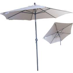 Kingfisher 2M Lightweight Aluminium Garden Parasol Tilt Mechanism