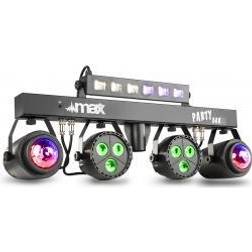 Max PartyBar10 Set 2x Jelly Moon, 2xPAR and UV/Strobe TILBUD NU