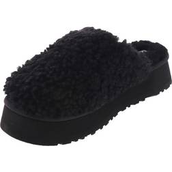 UGG Women's Maxi Curly Platform Slipper, Black