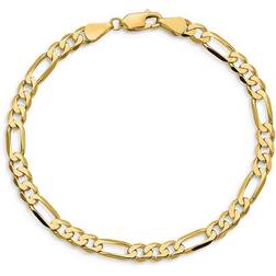 Bloomingdale's Figaro Link Chain Bracelet - Gold