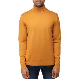 XRay Men's Turtleneck Pull Over Sweater - Mustard