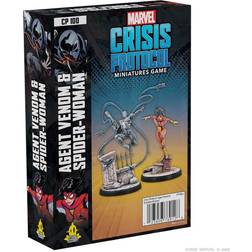 Atomic Mass Games Marvel Crisis Protocol Agent Venom and Spider-Woman Character Pack Miniatures Battle Game Strategy Game for Adults Ages 14 2 Players Average Playtime 90 Minutes Made