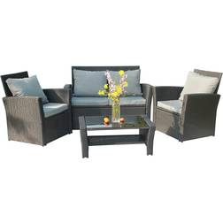 Birchtree Pe Garden Outdoor Lounge Set