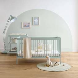 CuddleCo Nola 2 Piece Nursery Furniture Set Sage Green