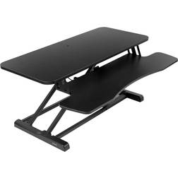 Vivo Black Height Adjustable 36 Standing Desk Monitor Riser Sit Stand Tabletop