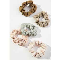 Kitsch Kitsch 5 Pack Textured Scrunchies One