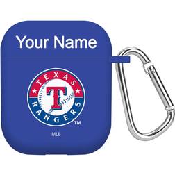 Artinian Texas Rangers Personalized Silicone AirPods Case Cover