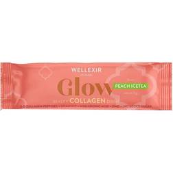 Wellexir Glow Beauty Collagen Drink Peach Ice Tea 6g 1 pcs