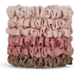 Kitsch Ultra Petite Satin Scrunchies Terracotta